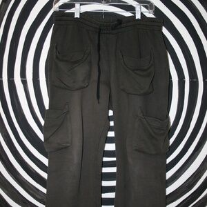 Number (N)ine cropped cargo sweats